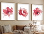 Wallity Huhu216 Cuadro Decorativo Enmarcado en MDF (3 Piezas) 50 x 70 cm